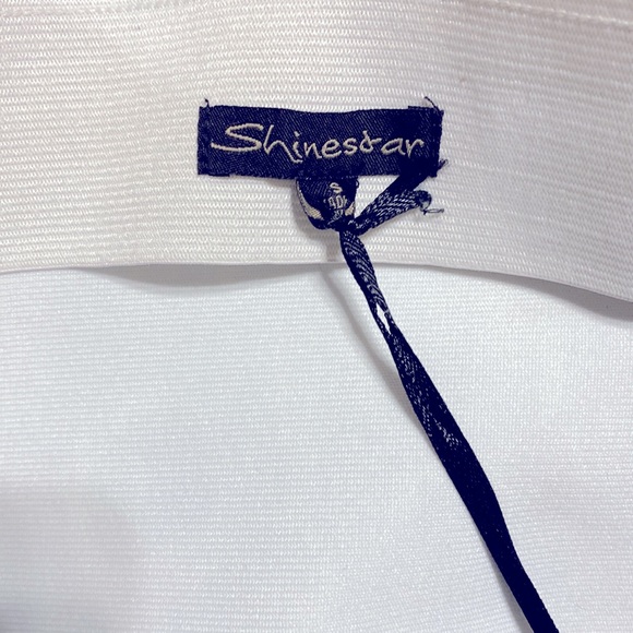 NEW Shinestar Collection size Small royal blue black white snake print skirt - Picture 4 of 5